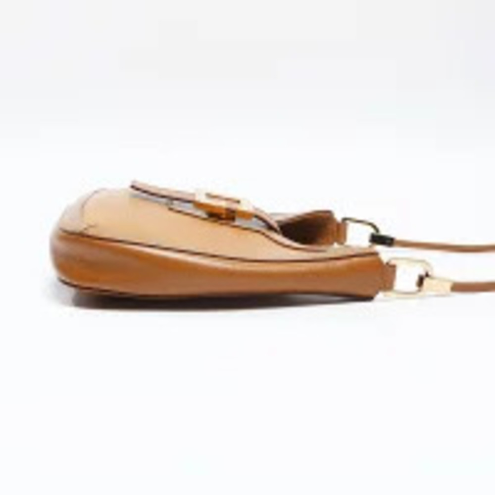 Gucci leather brown shoulder logo bag - Picture 5 of 13